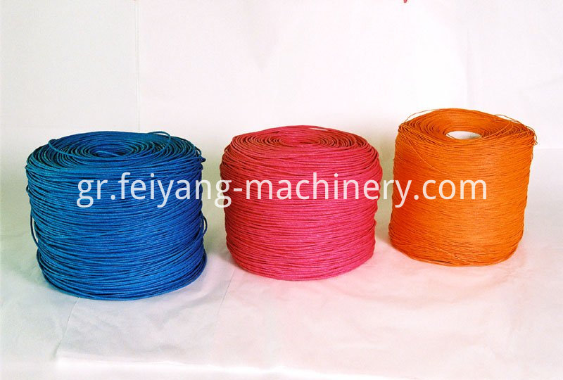 πολύχρωμα στριμμένα συρματόσχοινα colorful twisted paper ropes